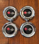 Vtg Chevrolet Corvette Center Caps Gm 3964519 Hub Covers '65 '66. Fixed Price $95.00.