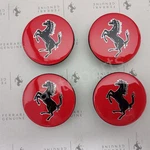 Red, Hub Badge Wheel Center Cap Set For Ferrari 488 458 430 F12 GTC4 Roma. Fixed Price $202.00.