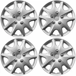 Universal Hub Cap Wheel Cover Abs Skins 1009 Silver 14'' -set Of. Fixed Price $50.99.