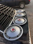 1974 Ford Mustang Ii Oem 13" Wheel Covers Set Of. Fixed Price $105.00.