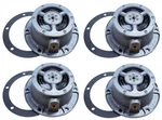 Set Of Aluminum Hub Cap (replaces Stemco 340-4370 Meritor 31427-00). Fixed Price $57.99.