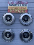 1972-80 Ford Maverick 14 Comet Hubcaps Set Rare Beautiful Black/stainless.. Fixed Price $99.00.