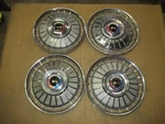 1962 Ford Galaxie Ltd Wheel Cover 14" Crested Oem Used O4 Set. Fixed Price $87.49.
