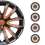 16" Wheel Covers Hubcaps For Subaru Crosstrek Black Orange Gloss. Fixed Price $99.90.
