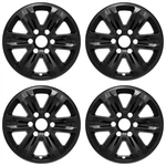 4 Black 17" Alloy Wheel Skins Full Covers Hub Caps 2015-2020 Ford F150 Xlt. Fixed Price $86.99.