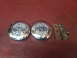 Cragar 2022 Custom Wheel Center Rim Hubcap Chrome Blue Pair 09090. Fixed Price $49.99.