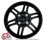 Matte Black 14 Inch Wheel Rim Skin Cover Caps (STYLE#004) 4PCS Set. Fixed Price $46.40.