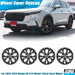 17" Hubcap Black Matte Wheel Covers For 2023-2026 Honda Cr-v Lx Model Steel Rim. Fixed Price $55.25.