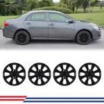 4PCS 15''WHEEL Rim Cover Hubcaps For 2009-2019 Toyota Corolla Black Rings Set. Fixed Price $47.99.