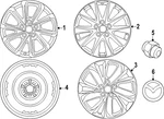 Genuine Mazda Wheel Alloy 9965-71-7090. Fixed Price $524.29.