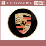 Hub Cap For Porsche 911 356 914 With Emblem Gold PCG55980100. Fixed Price $167.25.
