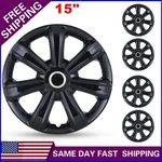 15" Wheel Covers Snap On Full Caps Fit R15 Tire & Steel Rim Universal. Fixed Price $39.99.