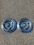 Factory 1965 Dodge Polara Coronet 14 Inch Spinner Hubcaps Wheel Covers. Fixed Price $72.00.