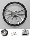 1969-93 Buick Skylark Riviera Gran Sport Black Billet Spoke Steering Wheel 14". Fixed Price $204.57.