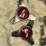 Rare Vintage Nos 1957 Chevrolet Bel-air Nomad Accessorie Wheel Spinners #987587. Fixed Price $75.00.