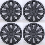 15" Set Of 4 Black Matte Wheel Covers Snap On Hub Caps Fit R15 Tire+steel Rim. Fixed Price $41.99.