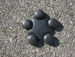 One Factory 1993 1997 Dodge Intrepid Center Hubcap Black 4582716. Fixed Price $9.68.