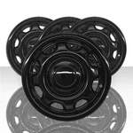 4 Black For 2010-2026 F150 Xl 17" Wheel Skins Hub Caps 8 Slot Steel Rim Covers. Fixed Price $87.99.