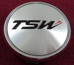 Tsw Wheels Silver / Chrome Custom Center Cap # C-C43-1 PCD120. Fixed Price $29.95.