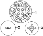 Genuine Ford Wheel Cover F7CZ-1130-AB. Fixed Price $62.02.
