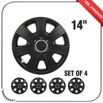 4X 14 Inch Hub Caps Pp Tire & Rim Covers Black Kit Fits All Makes Models. Fixed Price $39.12.