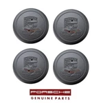 Genuine Porsche 930 944 Black Wheel Center Cap Set 91136103228. Fixed Price $325.00.