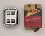 New Old Stock 4-GANG Power Window Switch For 55-56 Chrysler & Imperials #1479063. Fixed Price $1250.00.