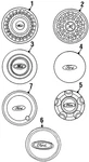 Genuine Ford Center Cap YW7Z-1130-AA. Fixed Price $25.46.