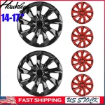 14" 15" 16" 17" Set Of Wheel Covers Snap On Full Hub Caps Tire & Steel Rim. Fixed Price $51.99.