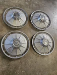 Set 4 Vintage 1961 Chevrolet Corvair 13" Wheel Cover Center Caps. Fixed Price $99.99.