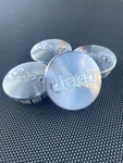 Jeep Set Of 4 Brushed Silver 55MM/2.16IN Wheel Center Caps Liberty Grand Cheroke. Fixed Price $24.54.