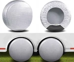 Tire Covers Set 4, Waterproof Anti-uv Sun Snow Rain For Traile.... Fixed Price $36.97.
