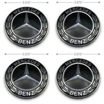 Center Caps Mercedes Benz A170 400 25 Wheel Oem Black Clk G Slk. Fixed Price $30.81.