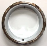 Chrome Stainless Steel Deep Dish Trim Ring W/ Stepped Edge 14"X7" Wheel. Fixed Price $31.01.