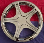 1999-2004 Ford Mustang 17 Alloy Wheel Chrome Skin Hubcap Cover IMP311. Fixed Price $69.99.