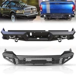 Hawkley For 2013-2018 Dodge Ram 1500 Front Rear Bumper With Led Lights+d-rings. Fixed Price $799.97.