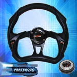 Universal Black Steering Wheel Battle + Slim Quick Release Godsnow Button. Fixed Price $61.74.