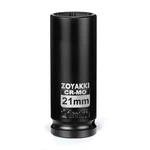 Zoyakki 1/2" Drive X Deep 6 Pt Impact Socket, CR-MO,1/2-INCH 21MM,. Fixed Price $11.54.