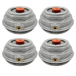 Set Of Steer Cast Aluminum Screw On Hub Cap (replaces Stemco 340-4075). Fixed Price $51.99.