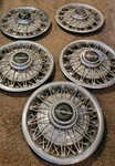 70S-80S Ford Thunderbird Cougar 14" Wire Hubcaps / Wheel Covers Set E0WC-1130-CA. Fixed Price $179.99.