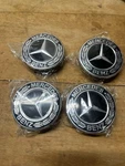 Center Caps Mercedes Benz A170 400 25 Wheel Oem Black Clk G Slk. Fixed Price $29.50.