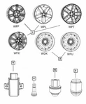Genuine Mopar Aluminum Wheel 1KW35XZAAB. Fixed Price $356.99.