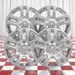 Set Of Chrome 5 Double Spoke New 18" Wheel Skins For 14-20 Silverado Ls/lt/ltz. Fixed Price $112.95.