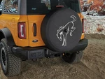 Ford Bronco Logo Spare Tire Cover 32 Inch Wheels, Heavy Duty Vinyl. Fixed Price $94.50.