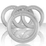 4 Rally Wheel Derby 15" Trim Rings X7 X8 For Chevy Gm - VIEH0020. Fixed Price $123.95.