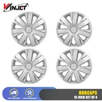 15" Of 4PCS Sliver Gray Wheel Cover Trims Snap On R15 Hub Caps Tire+steel. Fixed Price $40.99.