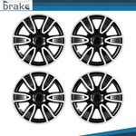 Set Of 4 15" Universal Wheel Covers Snap On Full Hub Caps R15 Tire & Steel Rim. Fixed Price $44.51.