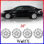 Set Of 4 For 2015-2017 Toyota Camry Sedan 16" Hubcaps Chrome Wheel Covers Kits. Fixed Price $49.99.
