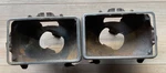 Pair 1975-1990 Gm Buckets Stainless Trim Rings 4X6 Lamp. Fixed Price $59.95.