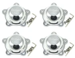 4X New American Racing Polished Wheel Center Caps Torq Thrust Salt Flat VN471. Fixed Price $116.00.